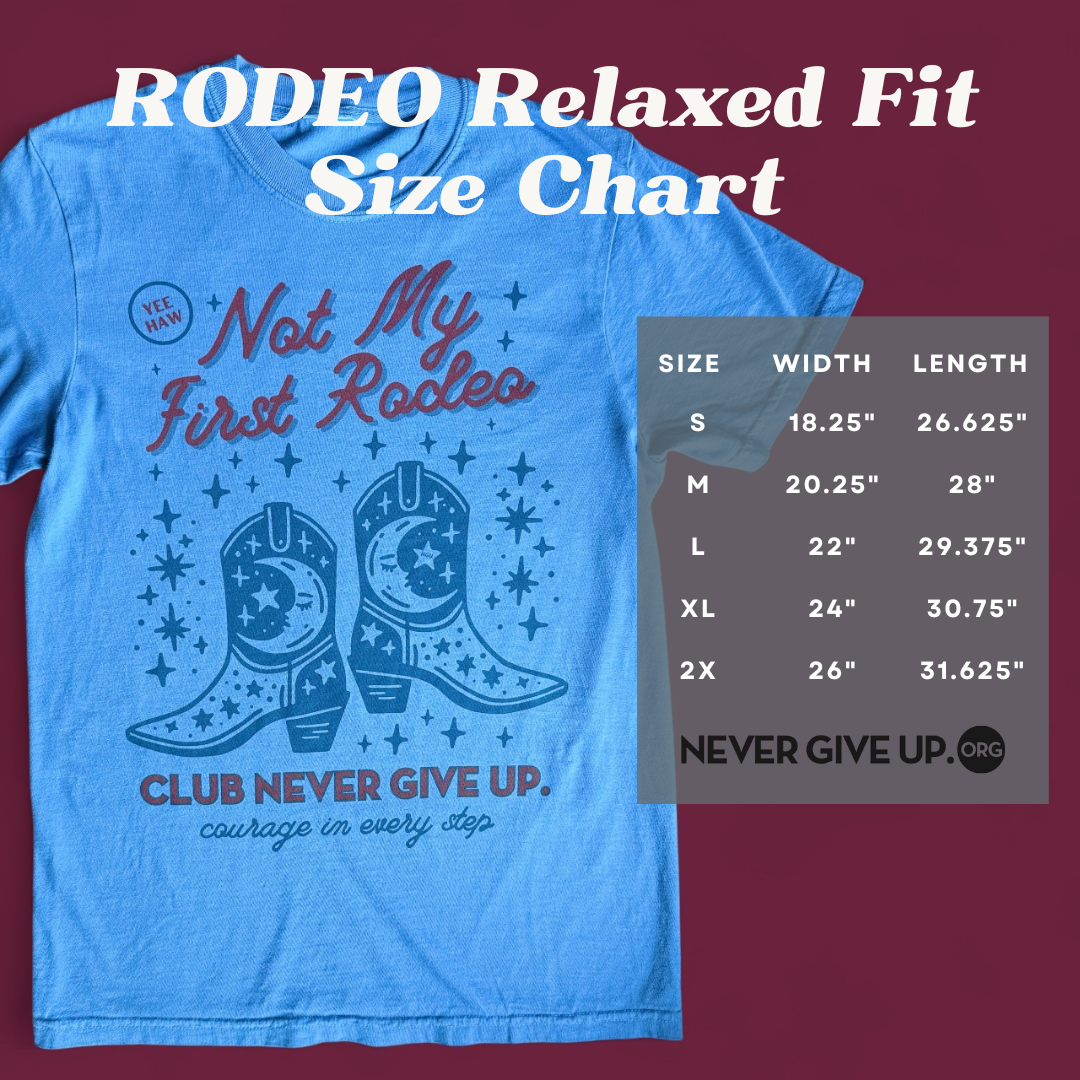 NOT MY FIRST RODEO (UNISEX BLUE)