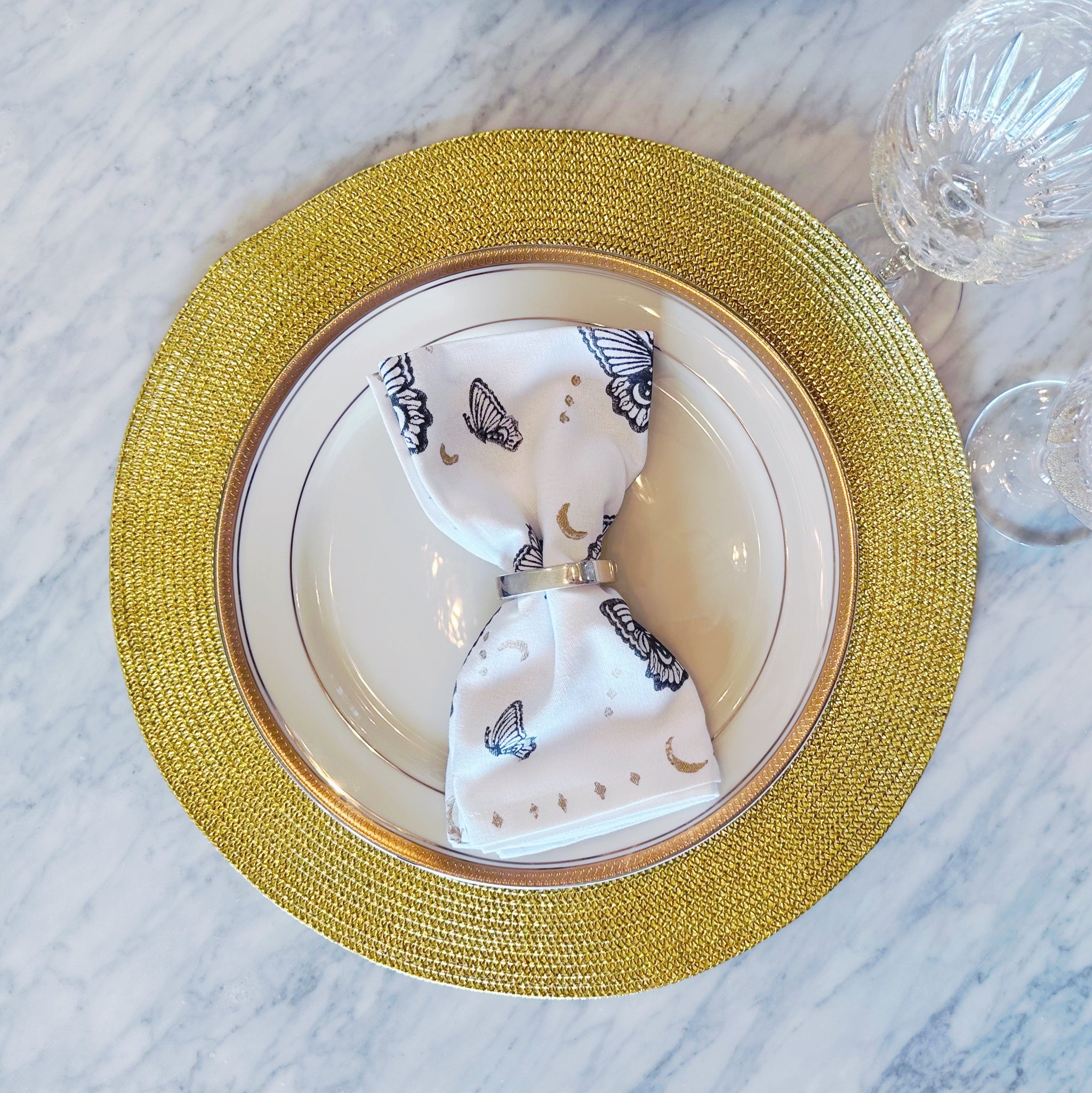 NGU X MENDED BUTTERFLY DINNER NAPKINS (SET OF 4)