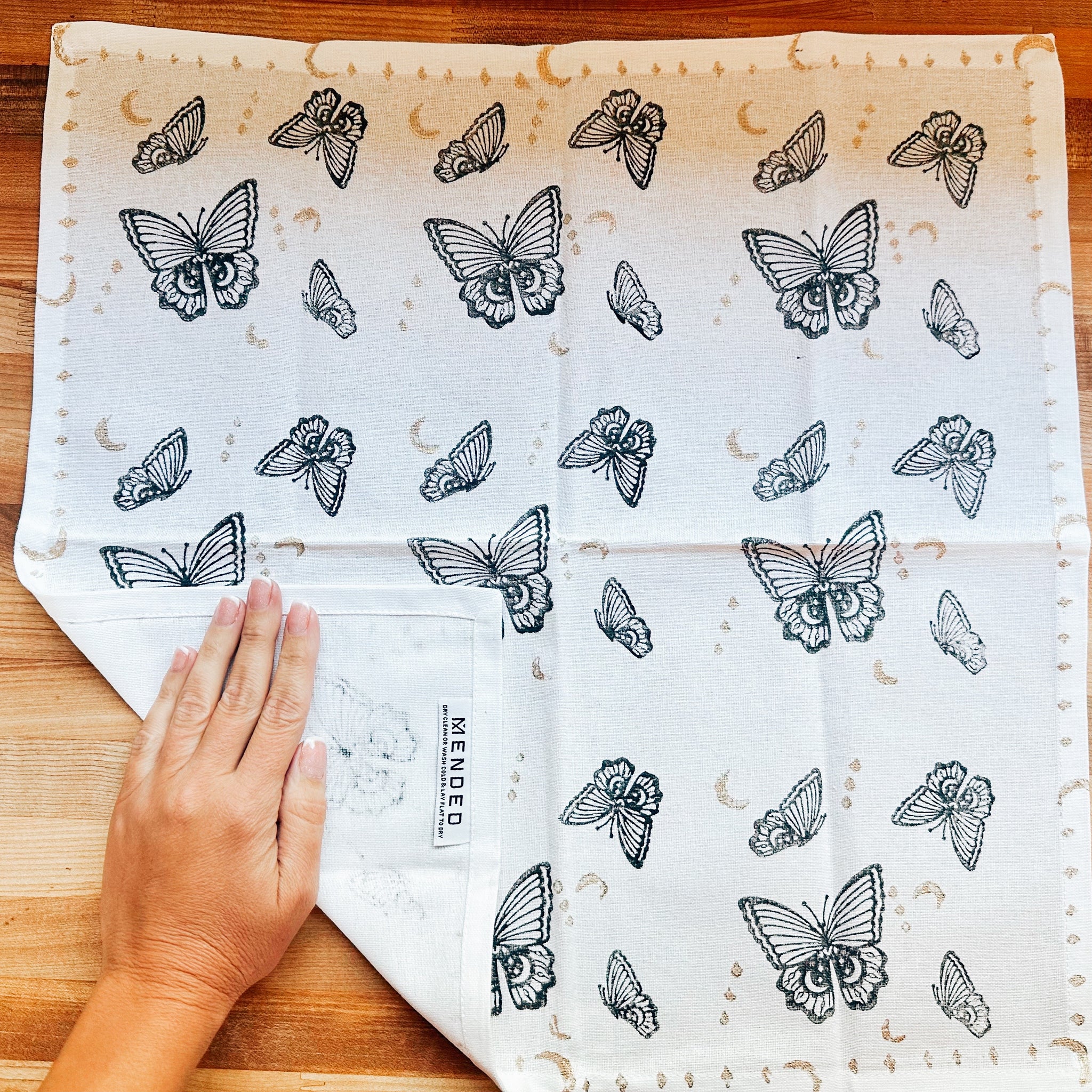 NGU X MENDED BUTTERFLY DINNER NAPKINS (SET OF 4)
