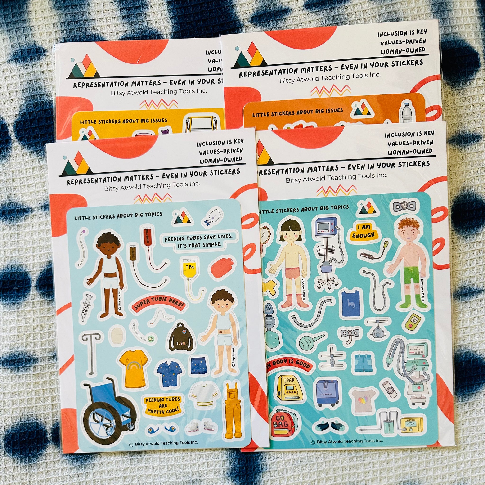 DISABILITY INCLUSIVE STICKER SHEETS
