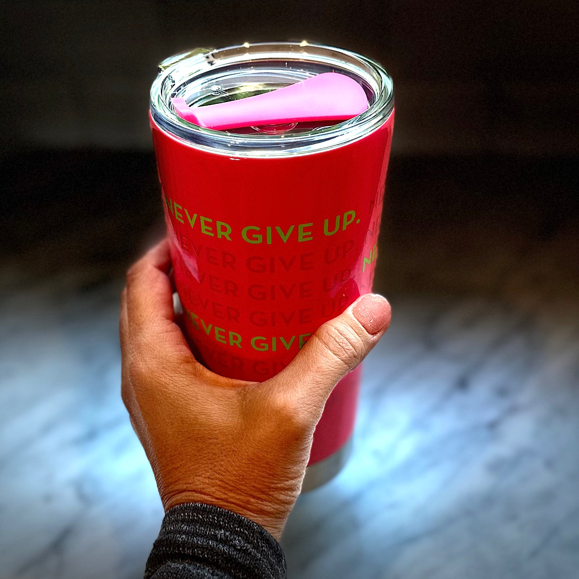 POWER PINK 20 OZ TUMBLER