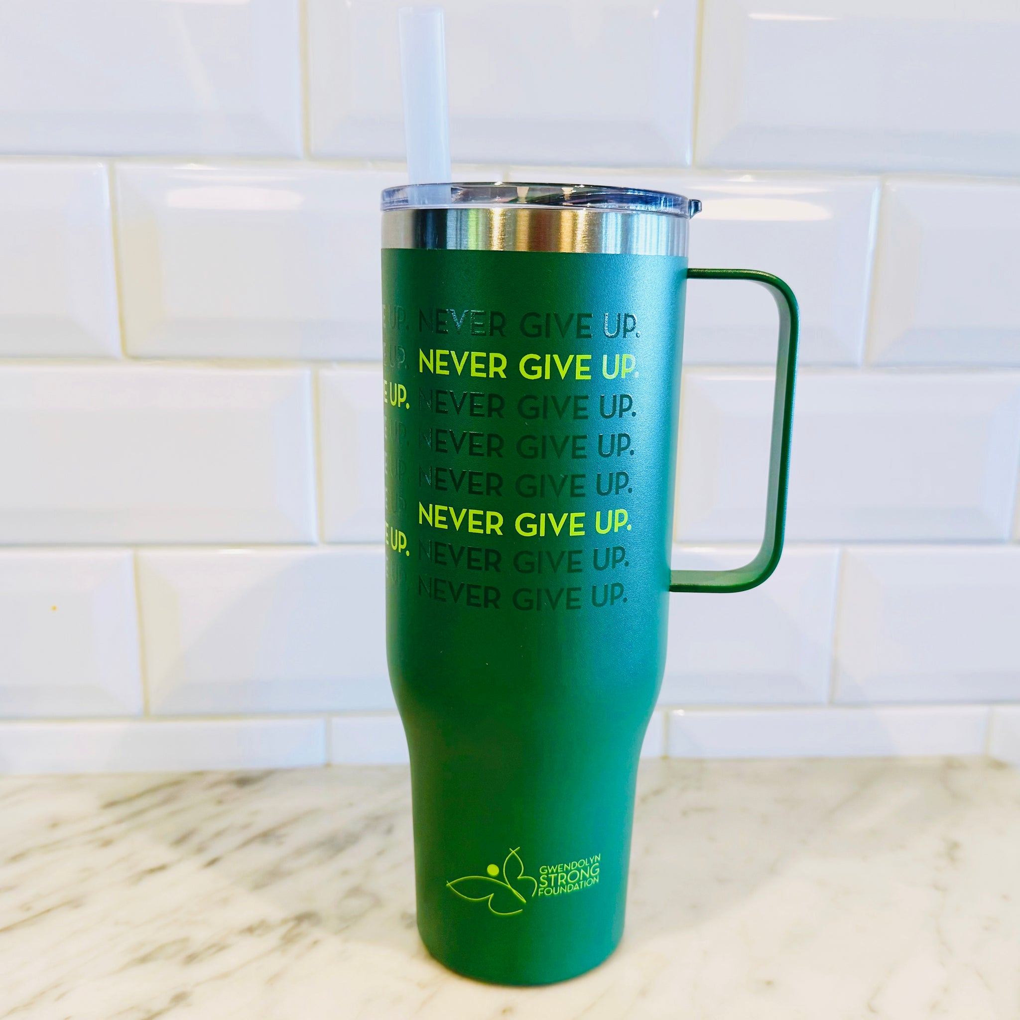 NEVER GIVE UP. MEGA SIPPER