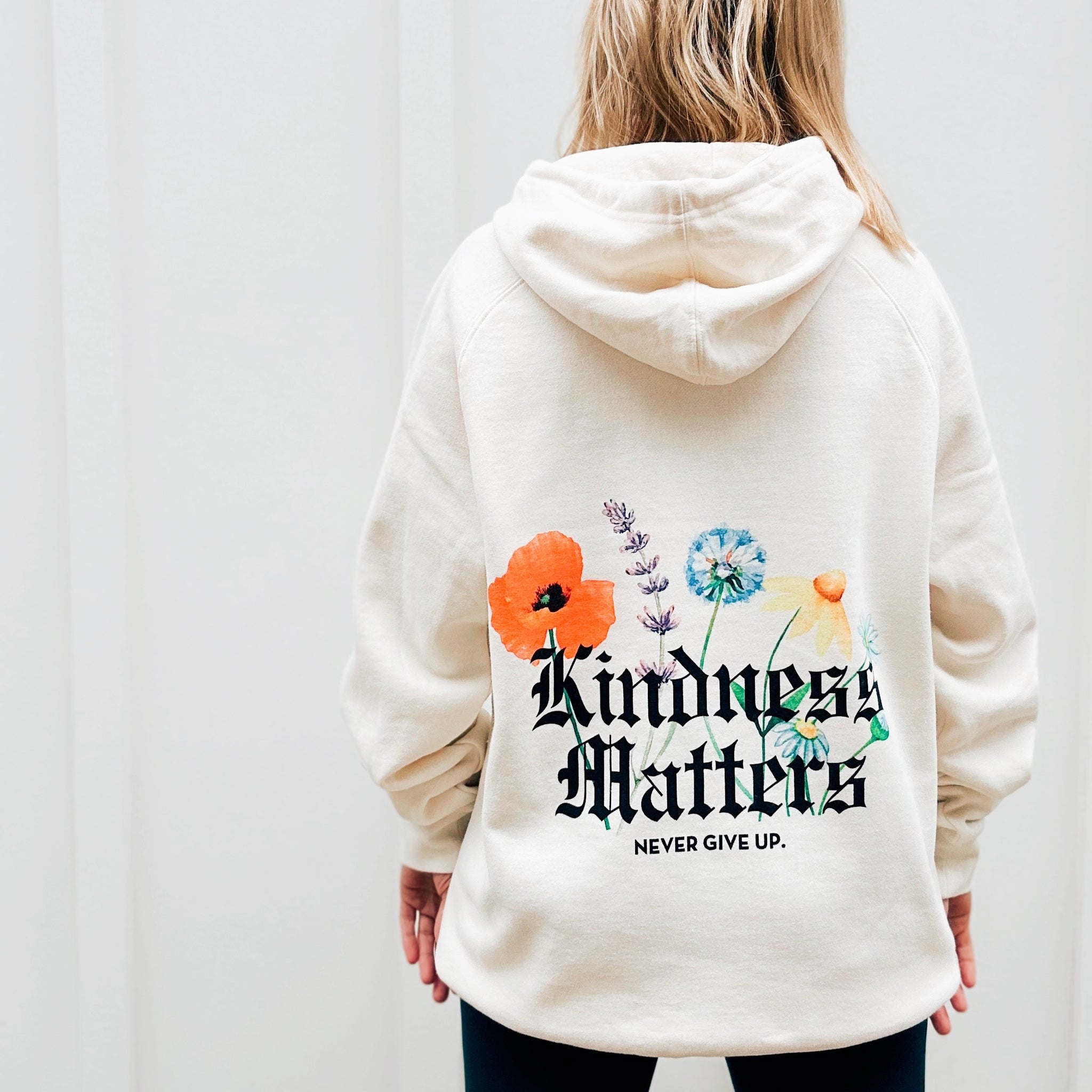 KINDNESS MATTERS OG FLORAL PREMIUM HOODIE