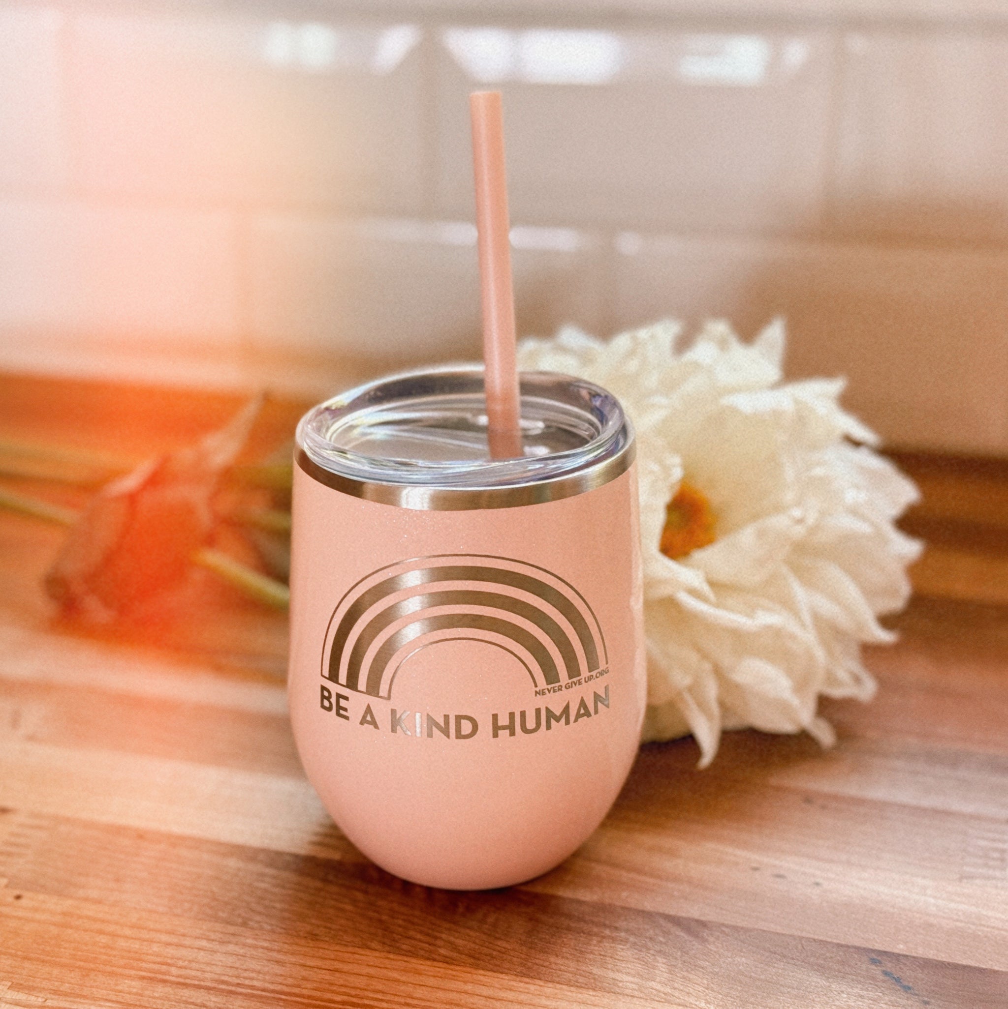 BE A KIND HUMAN COCKTAIL TUMBLER