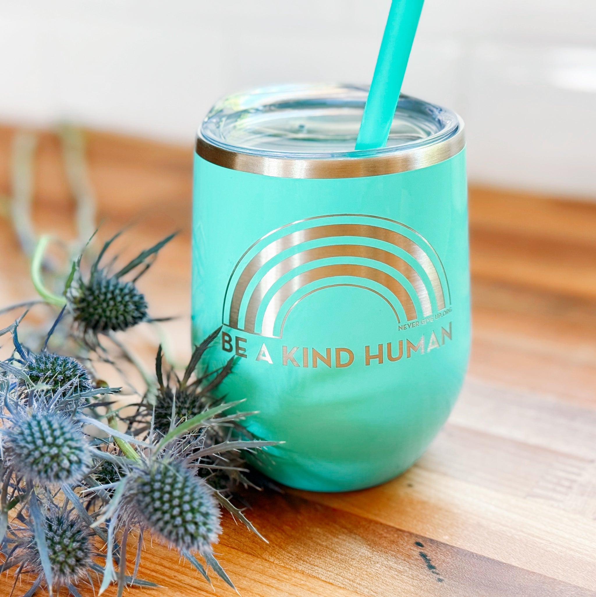 BE A KIND HUMAN COCKTAIL TUMBLER
