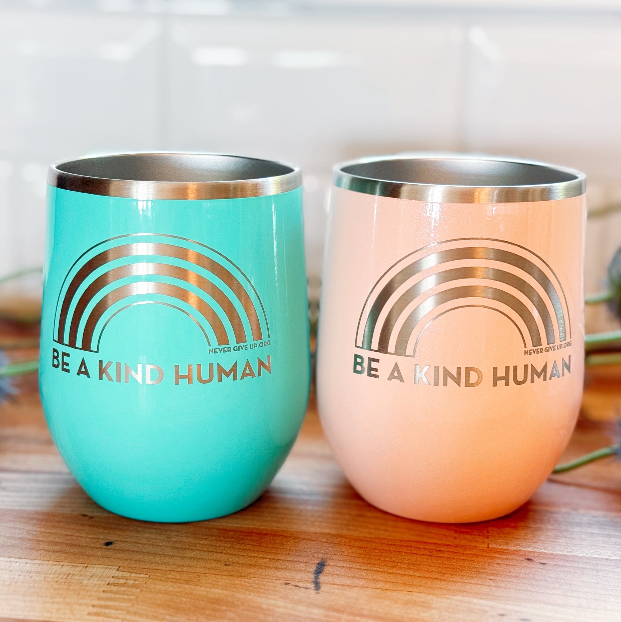 BE A KIND HUMAN COCKTAIL TUMBLER