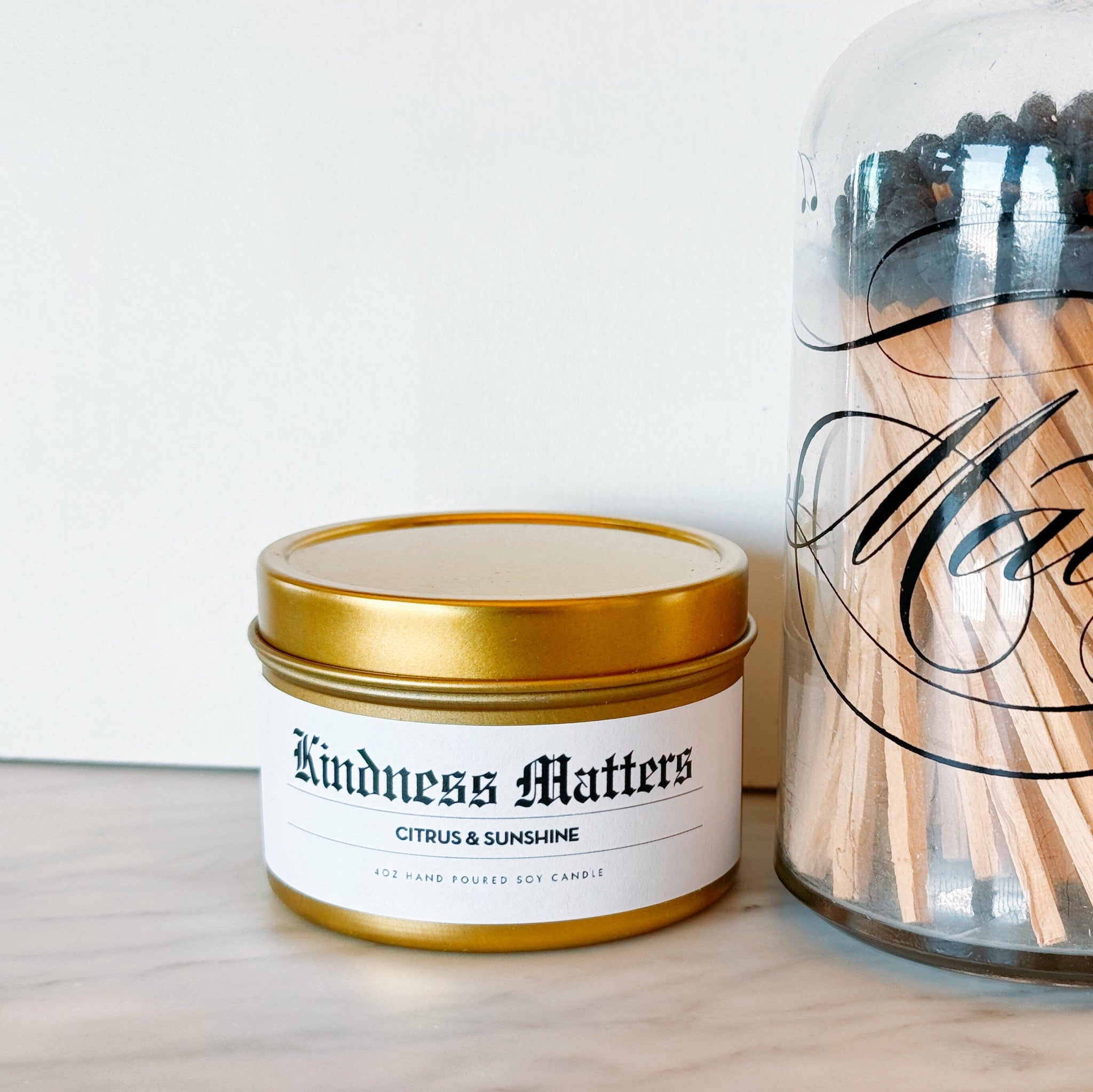 KINDNESS MATTERS CANDLE & MATCHES