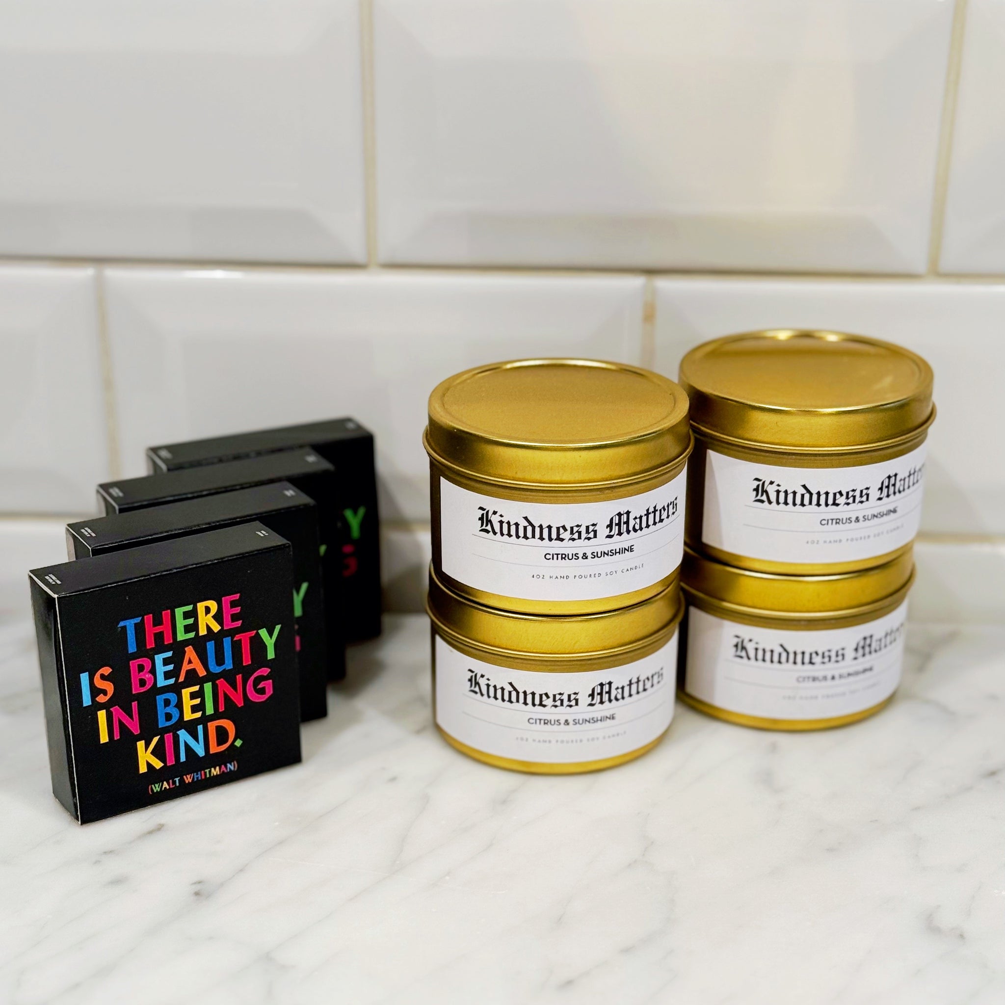 KINDNESS MATTERS CANDLE & MATCHES