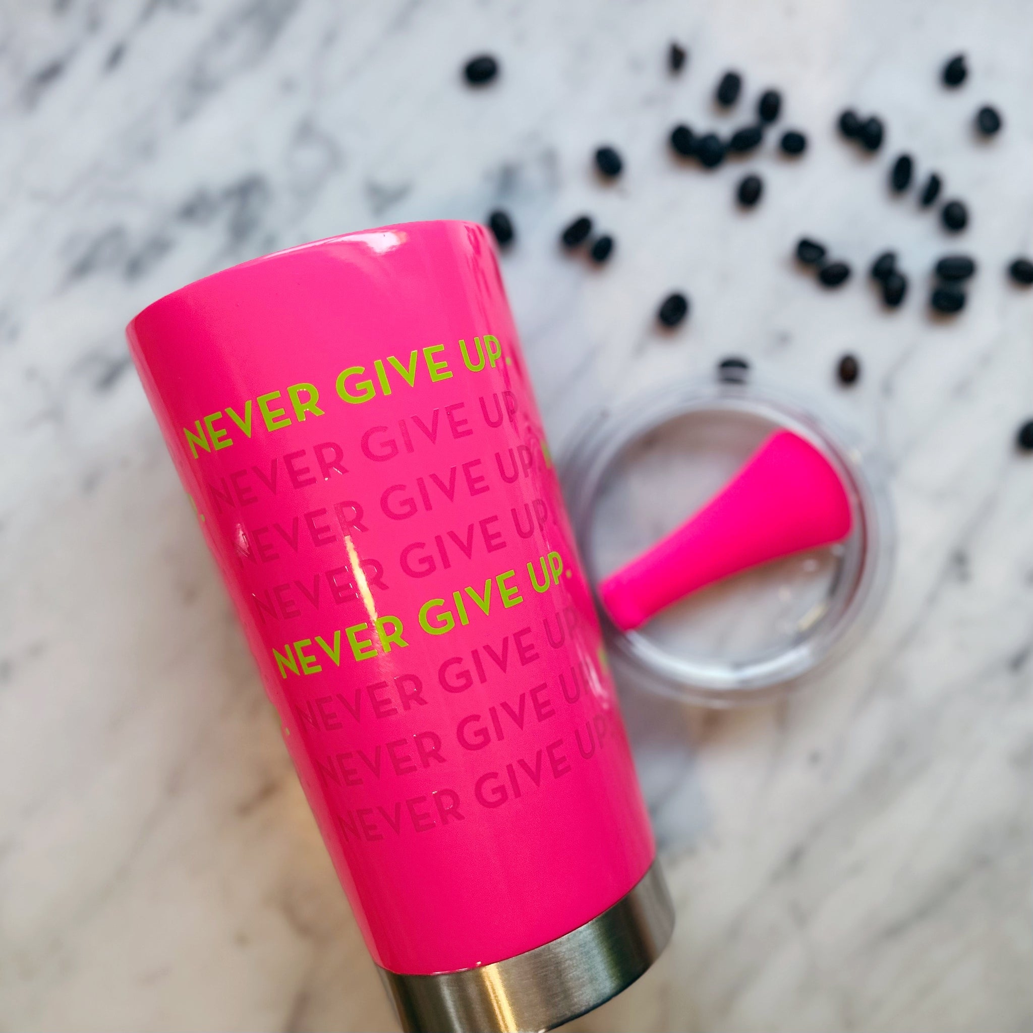 POWER PINK 20 OZ TUMBLER