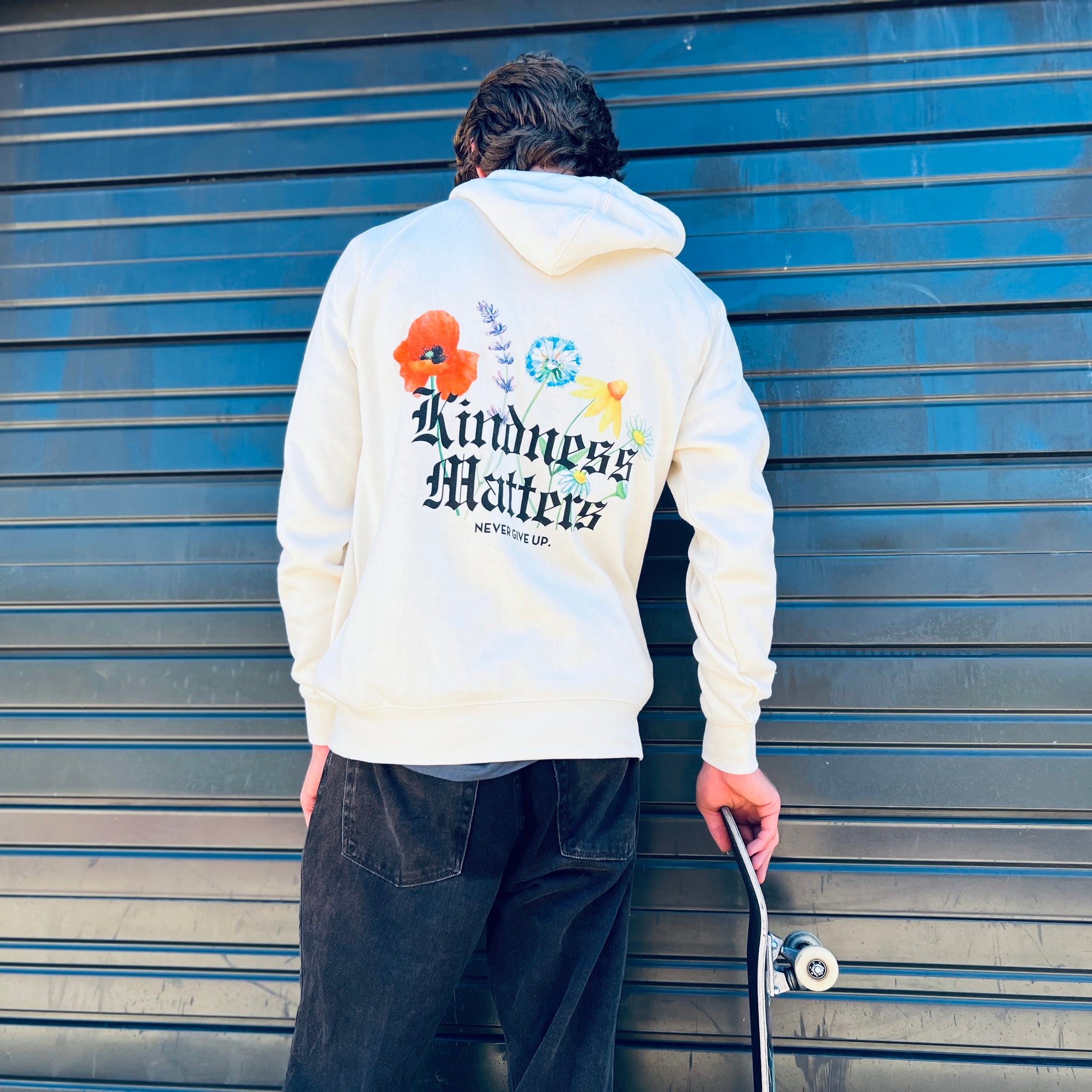 KINDNESS MATTERS OG FLORAL PREMIUM HOODIE