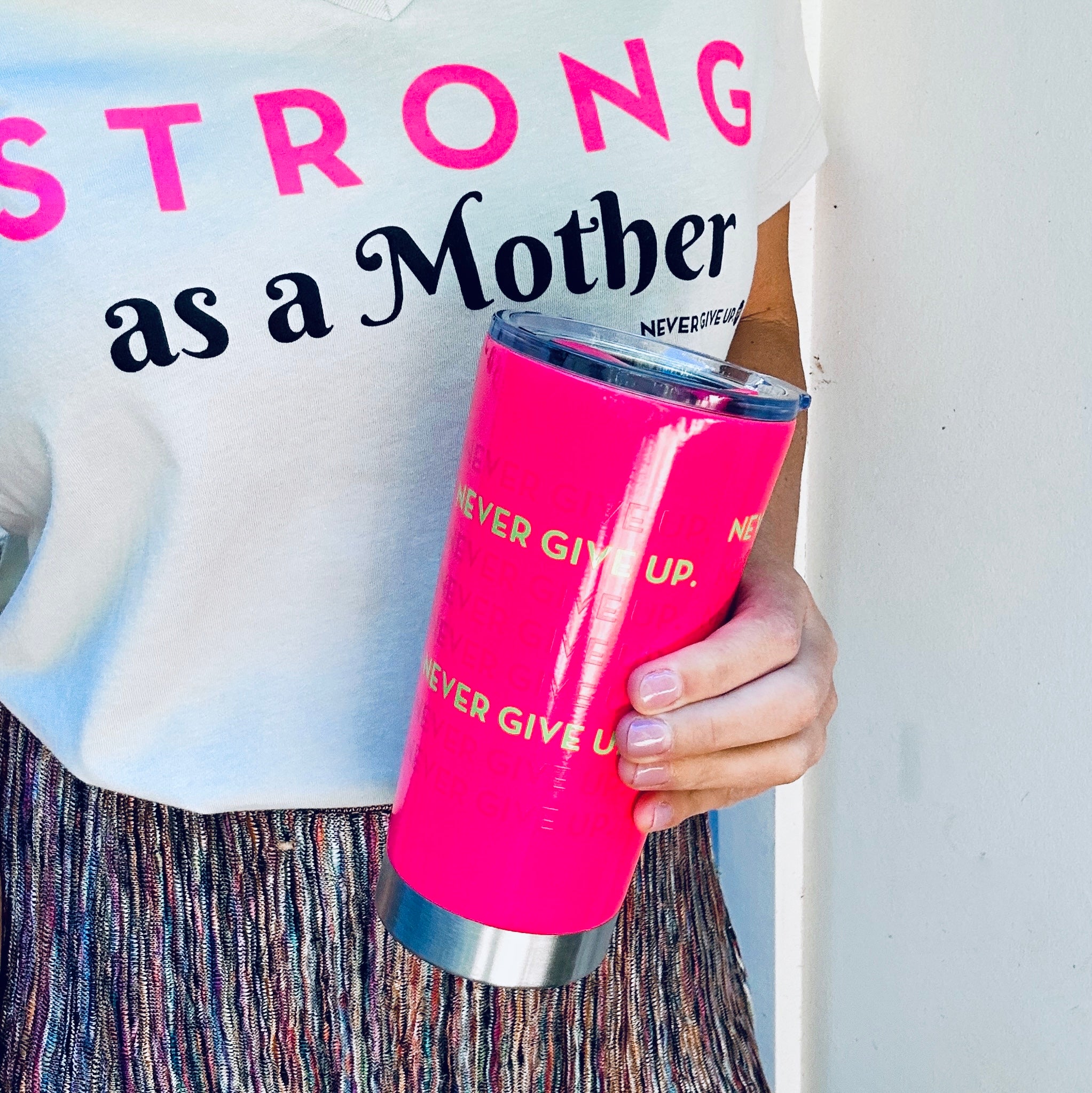 STRONG AS A MOTHER VNECK