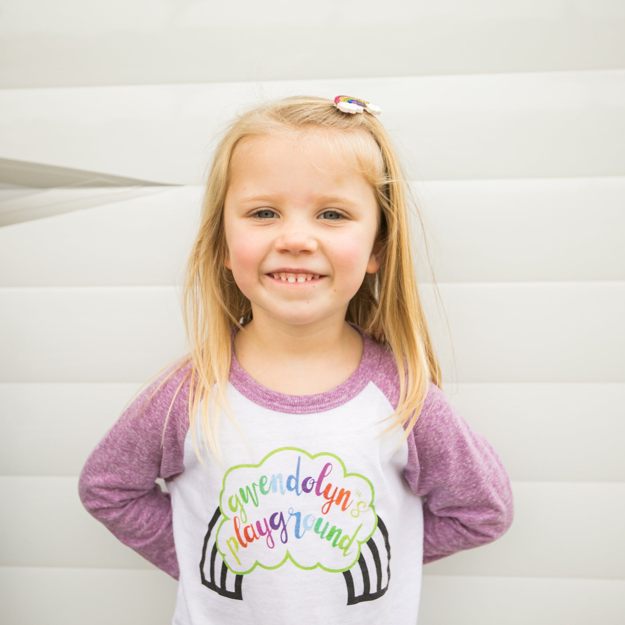 KIDS GWENDOLYN'S PLAYGROUND BASEBALL TEE