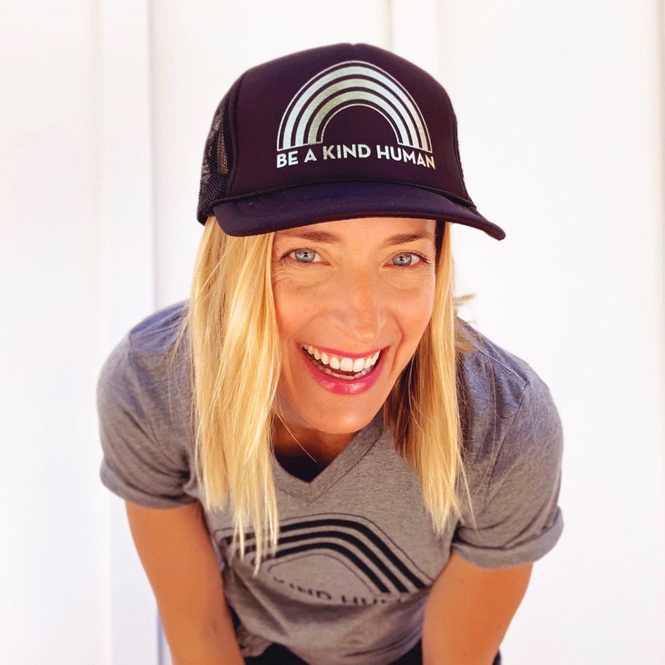 BE A KIND HUMAN TRUCKER HAT