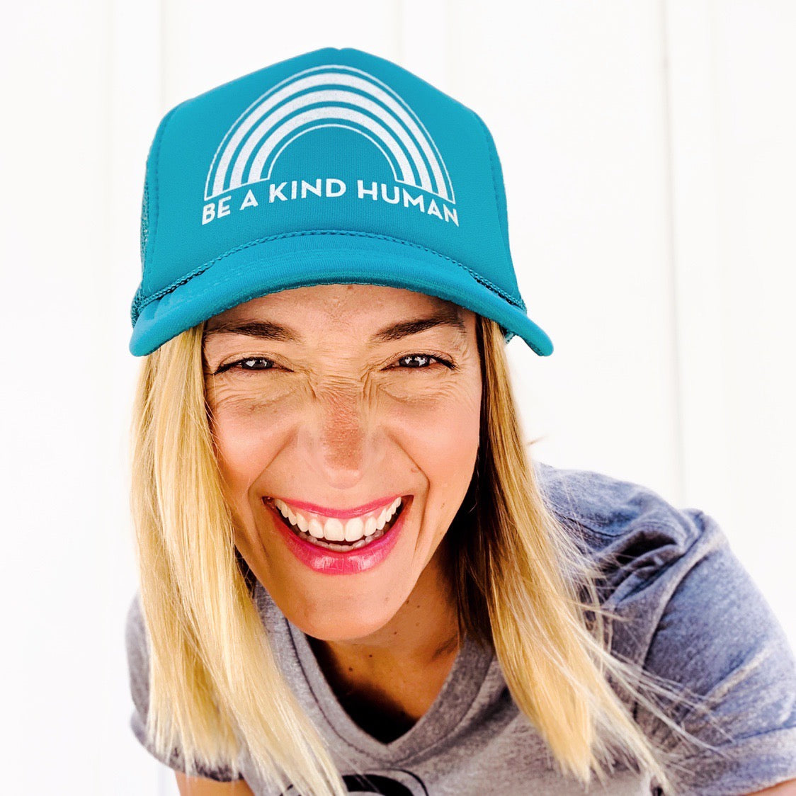 BE A KIND HUMAN TRUCKER HAT