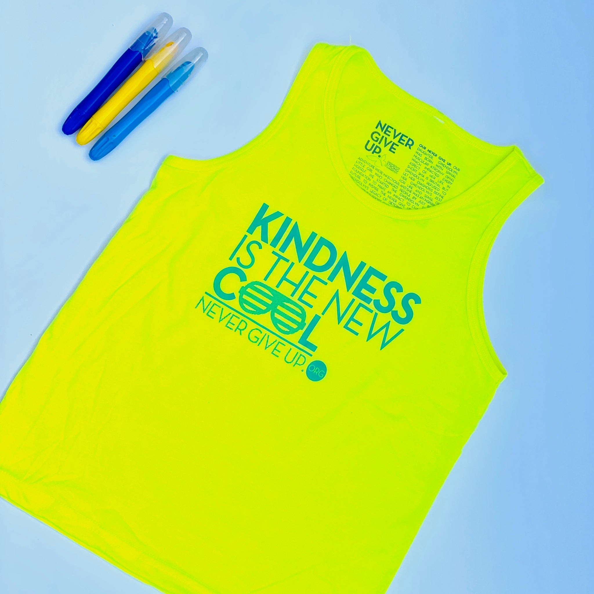 KIDS KINDNESS IS THE NEW COOL TANK (NEON)