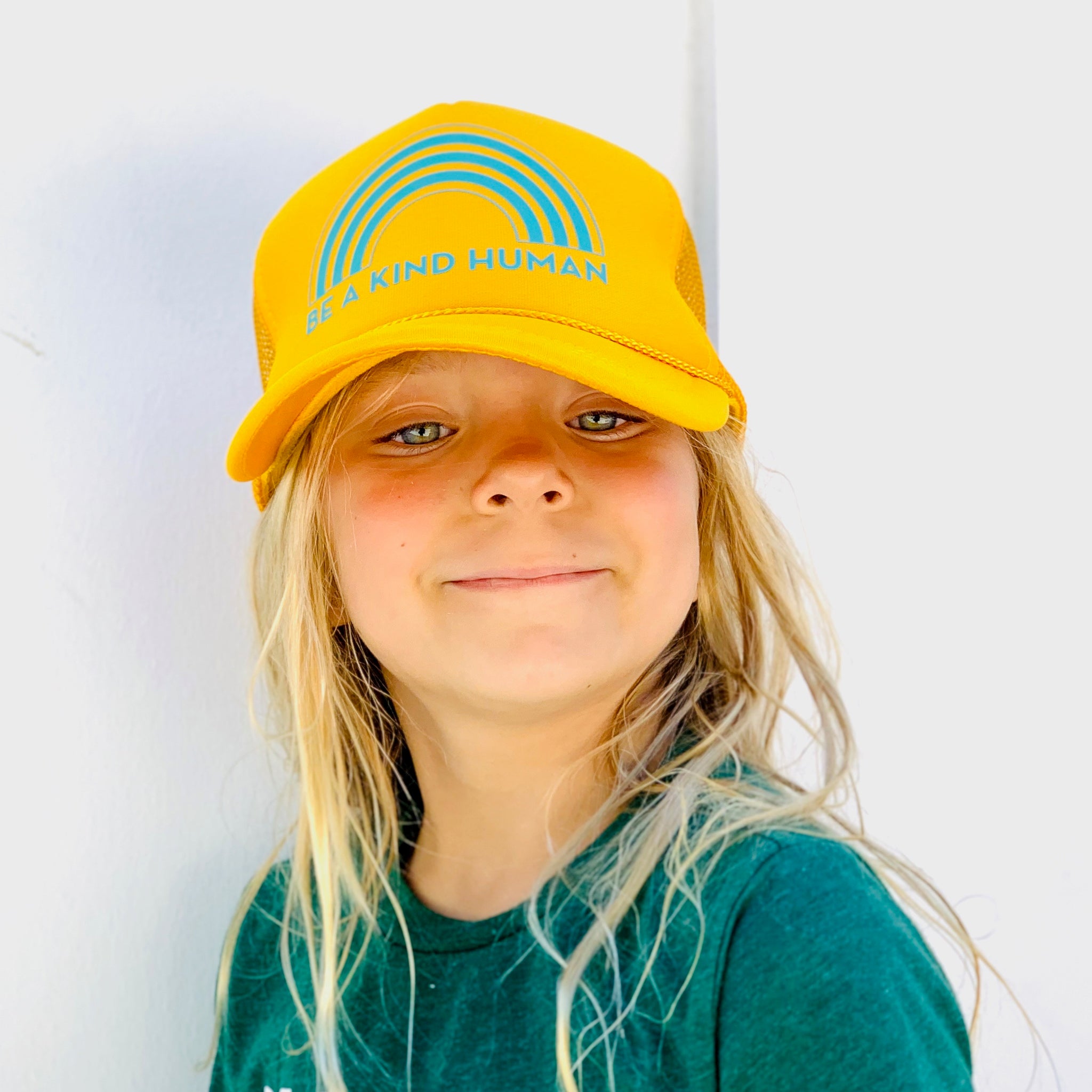 BE A KIND HUMAN TRUCKER HAT