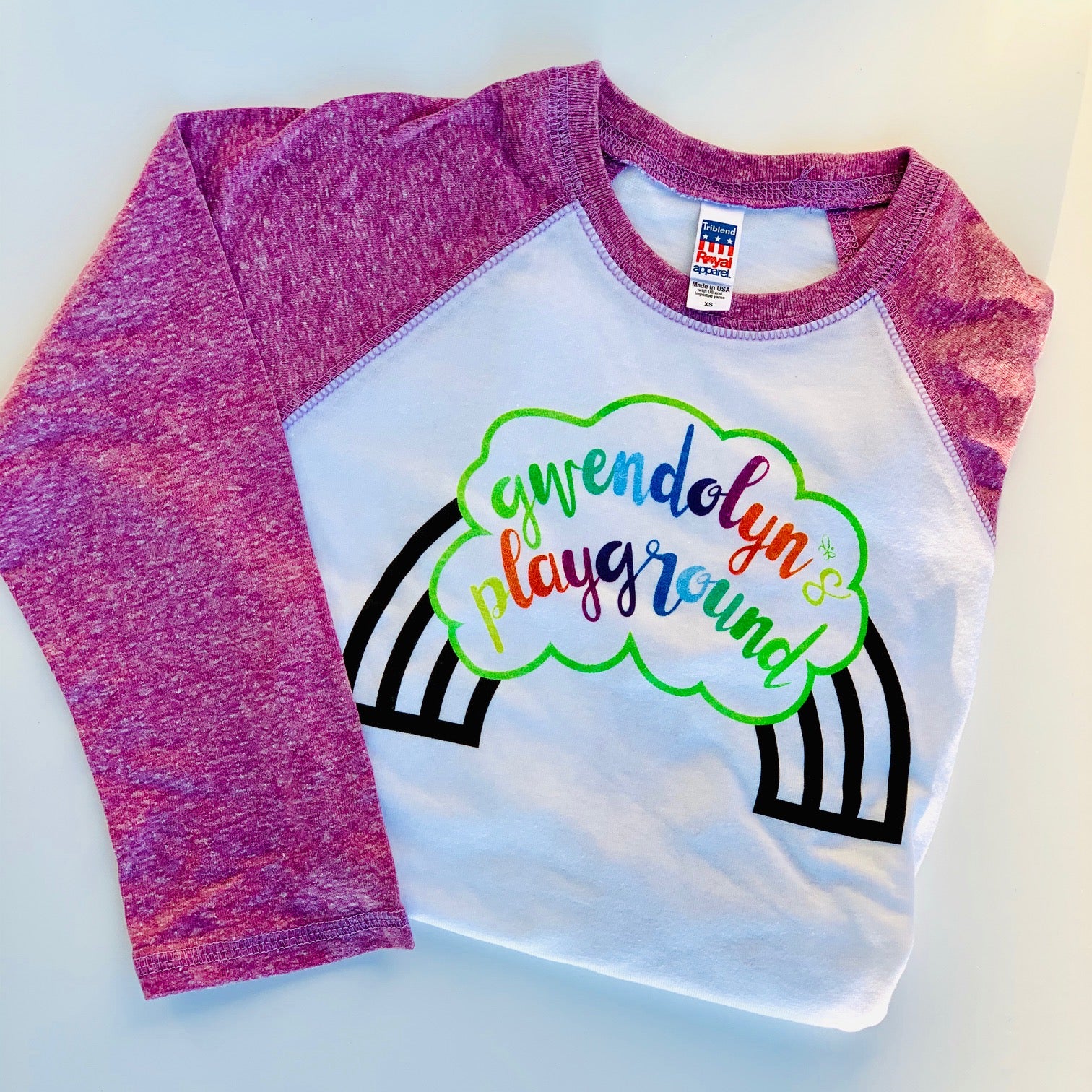 UNISEX GWENDOLYN'S PLAYGROUND BASEBALL TEE