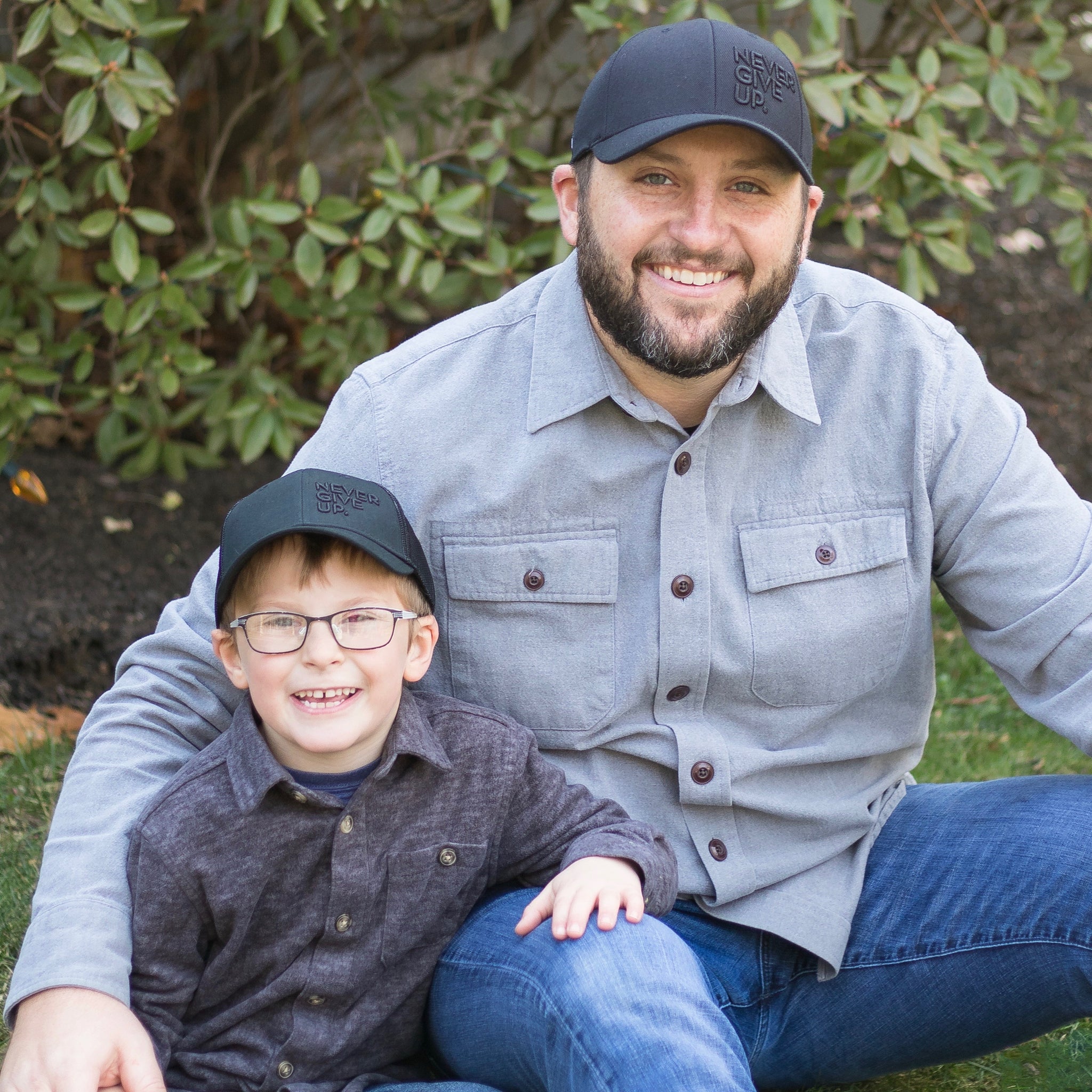 3D KIDS BLACK ON BLACK MONOCHROME HAT