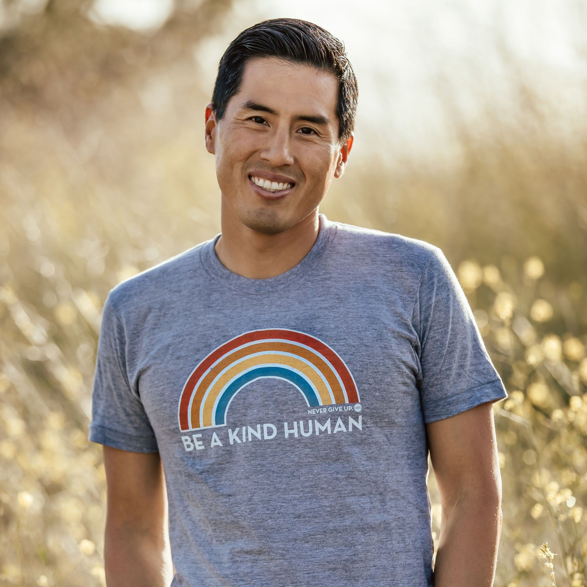 BE A KIND HUMAN (RAINBOW) TEE