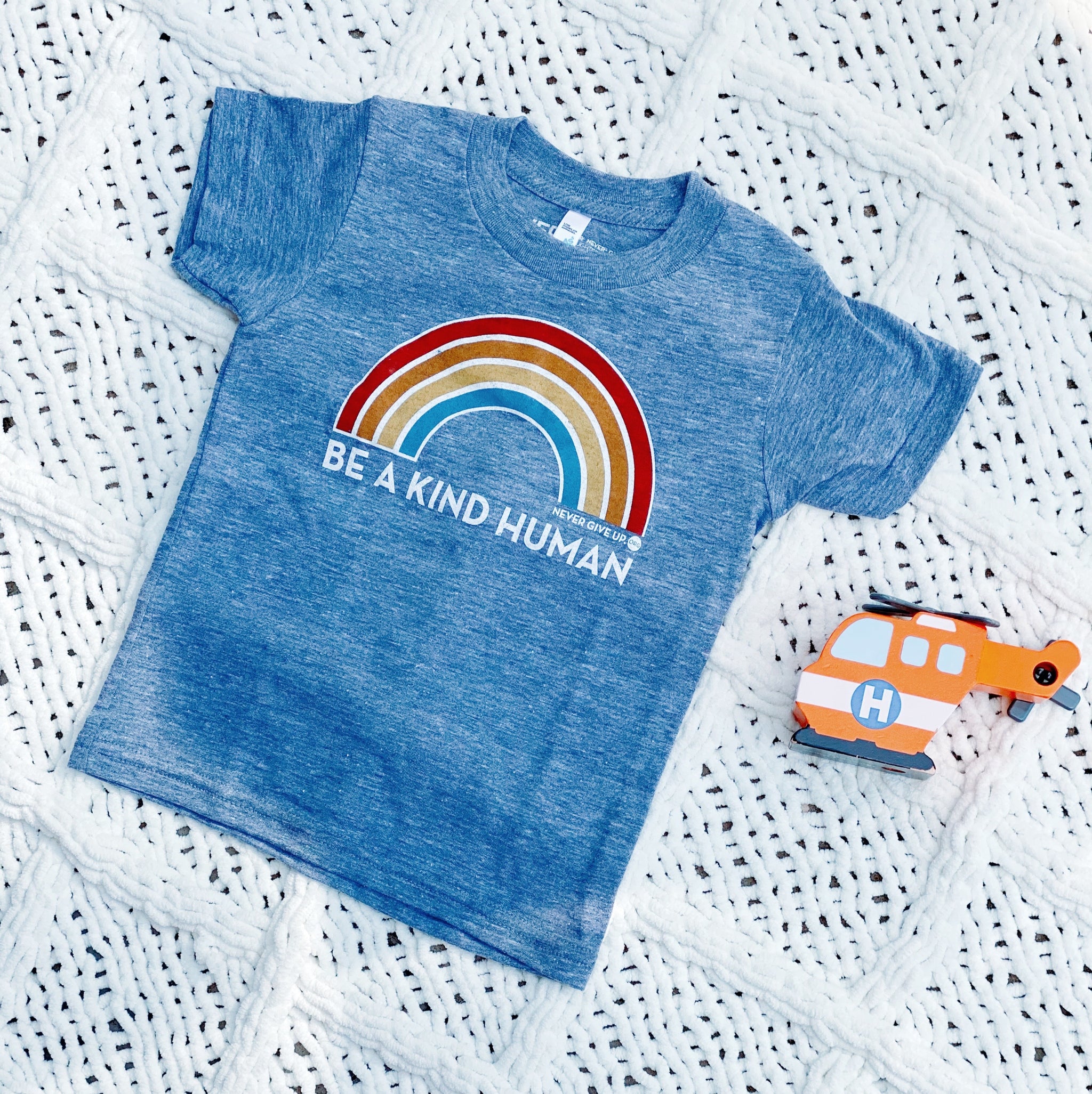BE A KIND HUMAN (RAINBOW) TEE