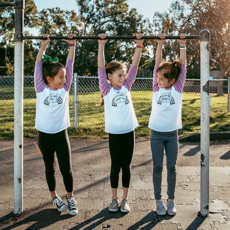 KIDS GWENDOLYN'S PLAYGROUND BASEBALL TEE