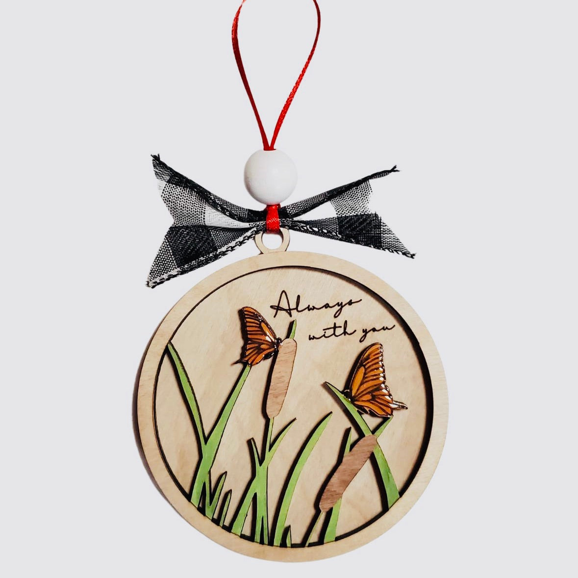 ALWAYS WITH YOU BUTTERFLY ORNAMENT