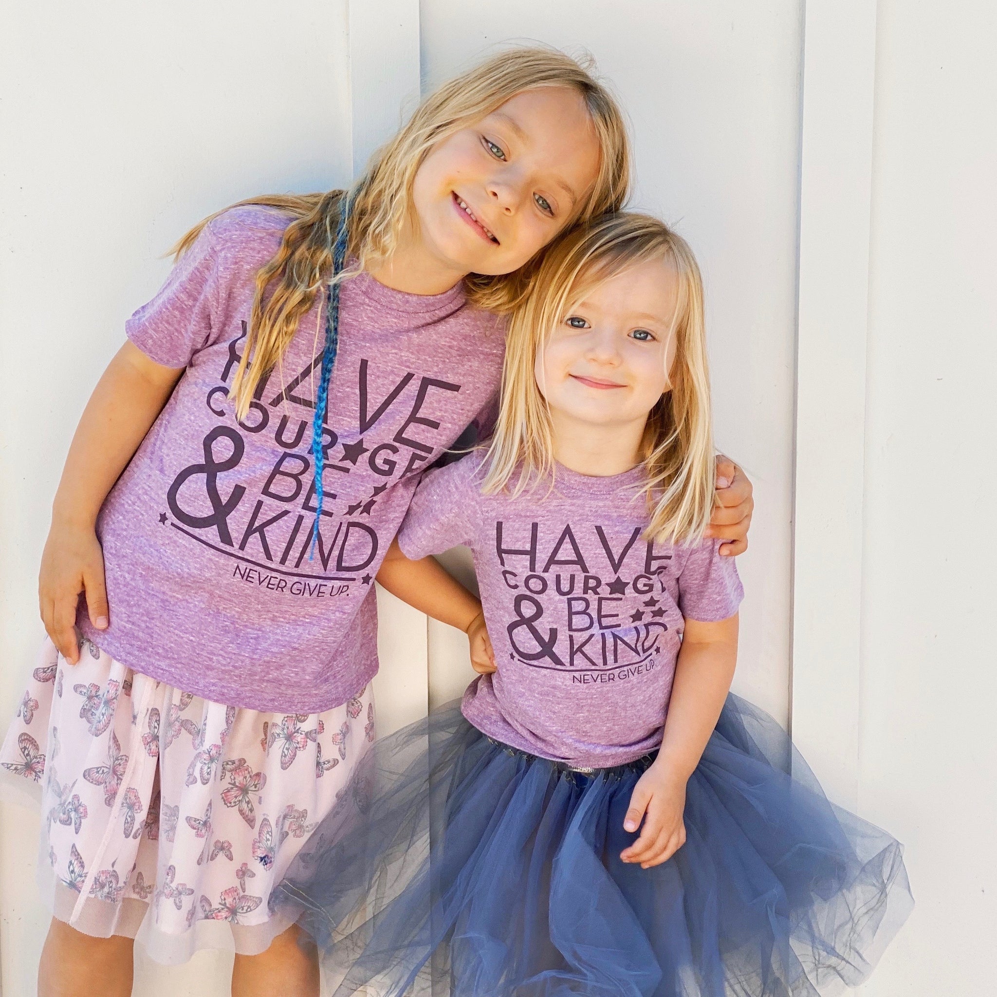 HAVE COURAGE & BE KIND TEE (LILAC)