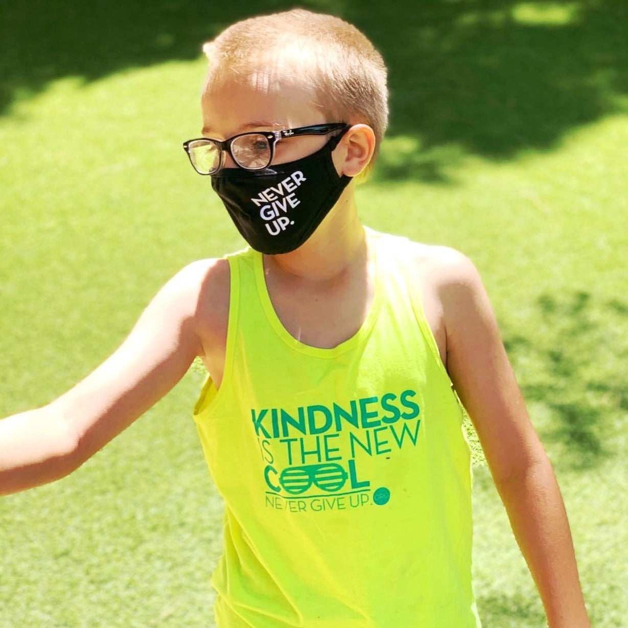 KIDS KINDNESS IS THE NEW COOL TANK (NEON)