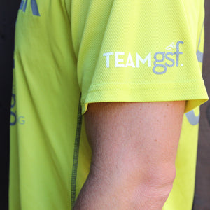 WOMENS LIME GREEN TEAM GSF RACE JERSEY